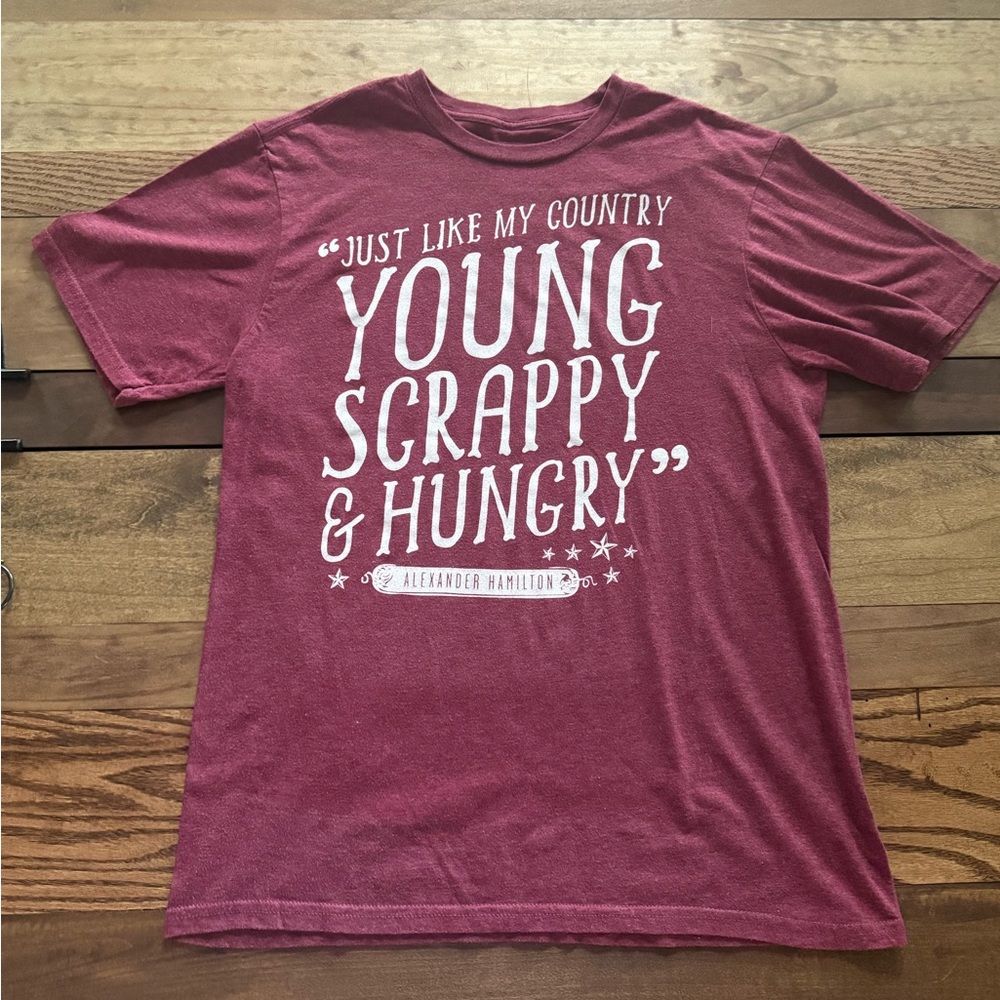 Hamilton Red and White Short Sleeve Tee